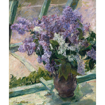 РЕПРОДУКЦИИ НА КАРТИНИ Люляци на прозореца (1883)